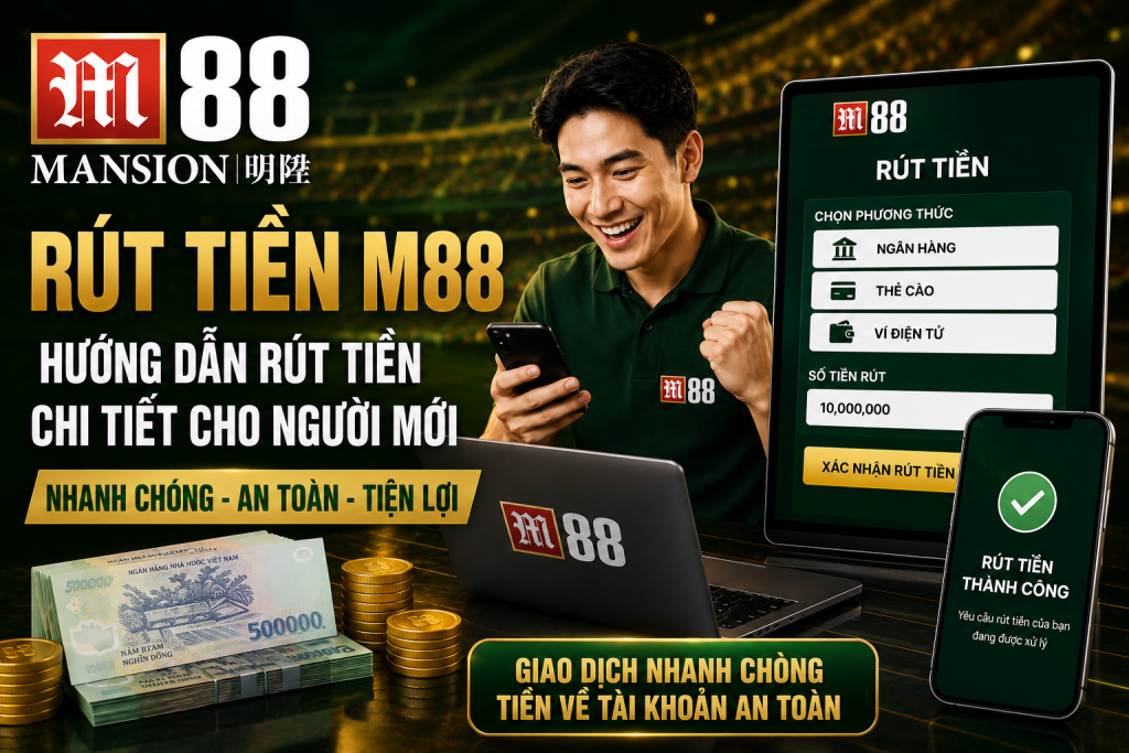 Chi tiết cách rút tiền m88 về ví an toàn