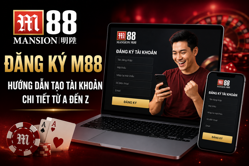 Chi tiết đăng ký M88 cho người mới