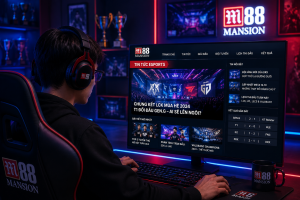 Người chơi Esports đang theo dõi tin tức giải đấu
